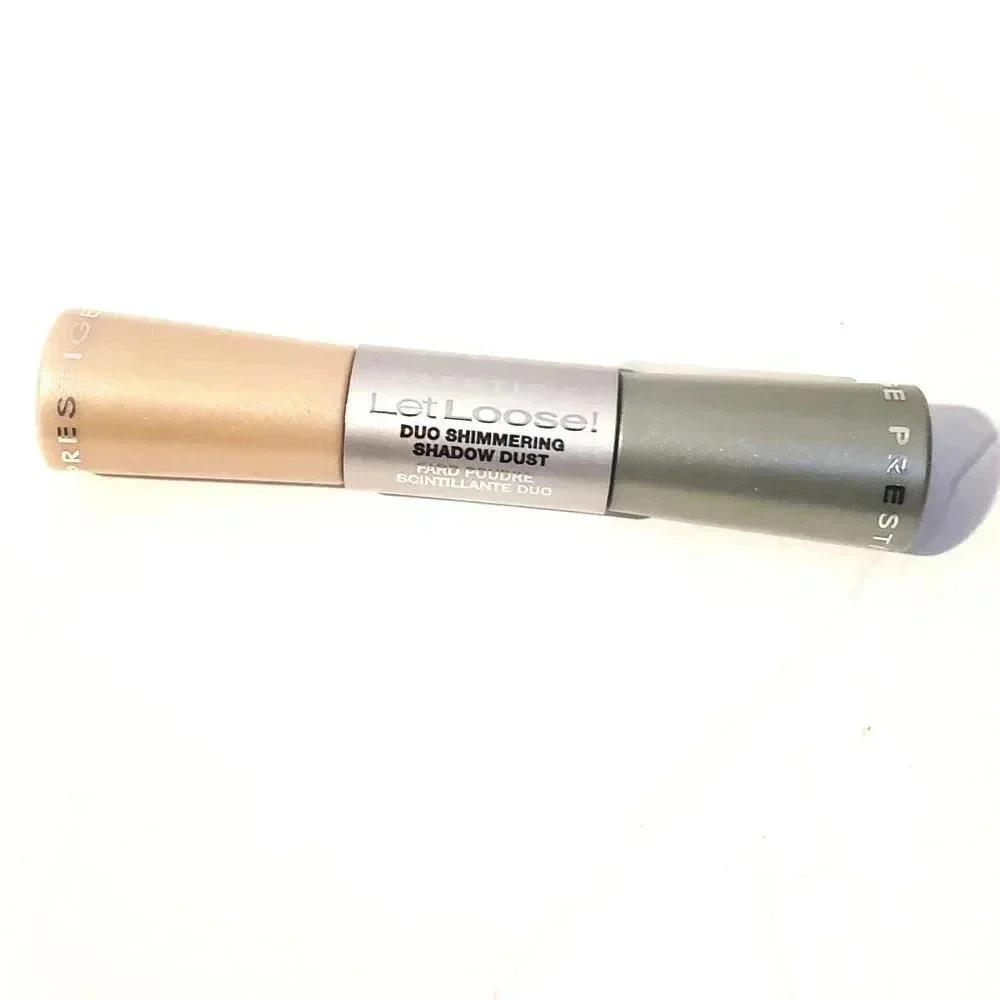 Prestige Let Loose Shimmering Shadow Duo‎ Enchanted Garden Green Cream New